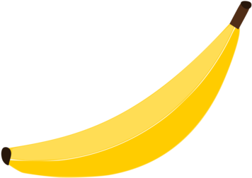 Cream Pie Banana Peel Cooking Banana Download - Illustration Of Banana (413x340), Png Download