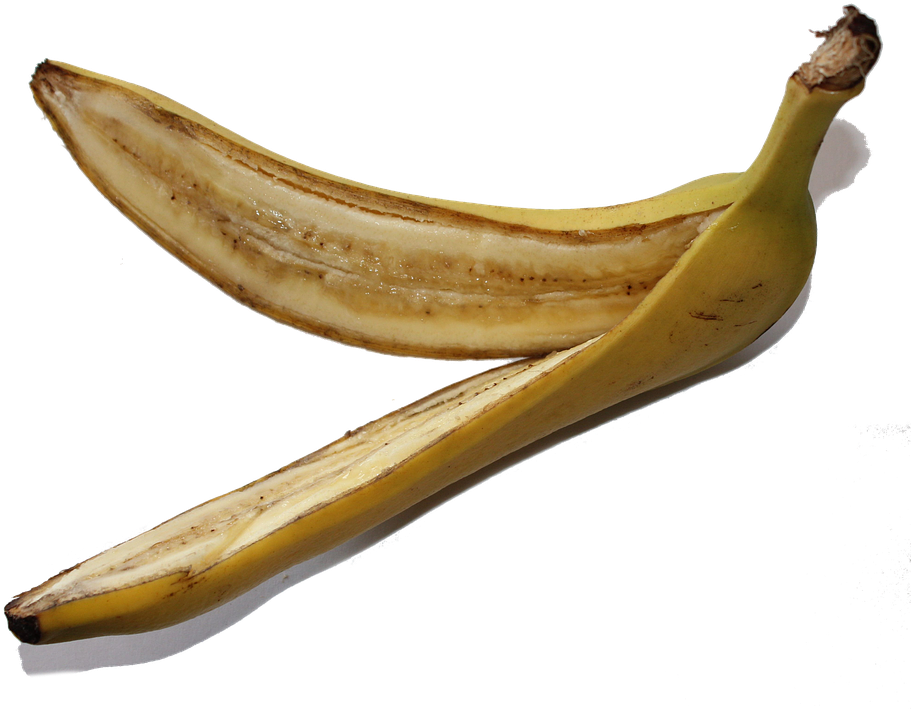 Banana, Fruit, Png, Sliced, Chopped, Healthy, Fibre - เปลือก ผล ไม้ Png (931x720), Png Download