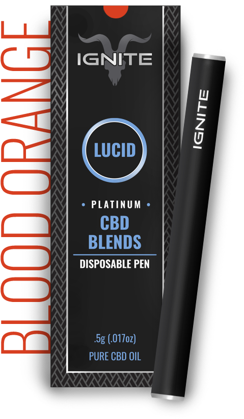 Blood Orange Vape Pen - Ignite Cbd Vape Pen (1000x1000), Png Download