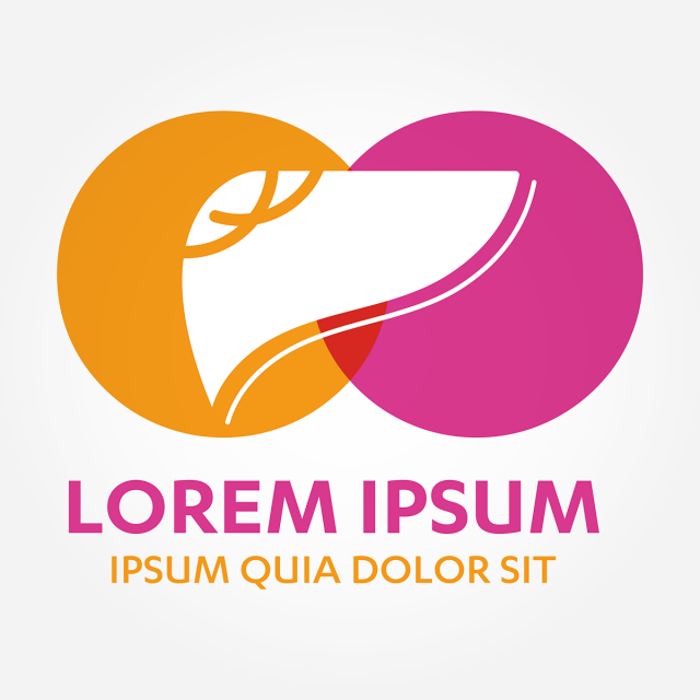 Liver Organ Hepatology Logo, Vector Icon Template - Minimalist Euducation Logo (640x640), Png Download