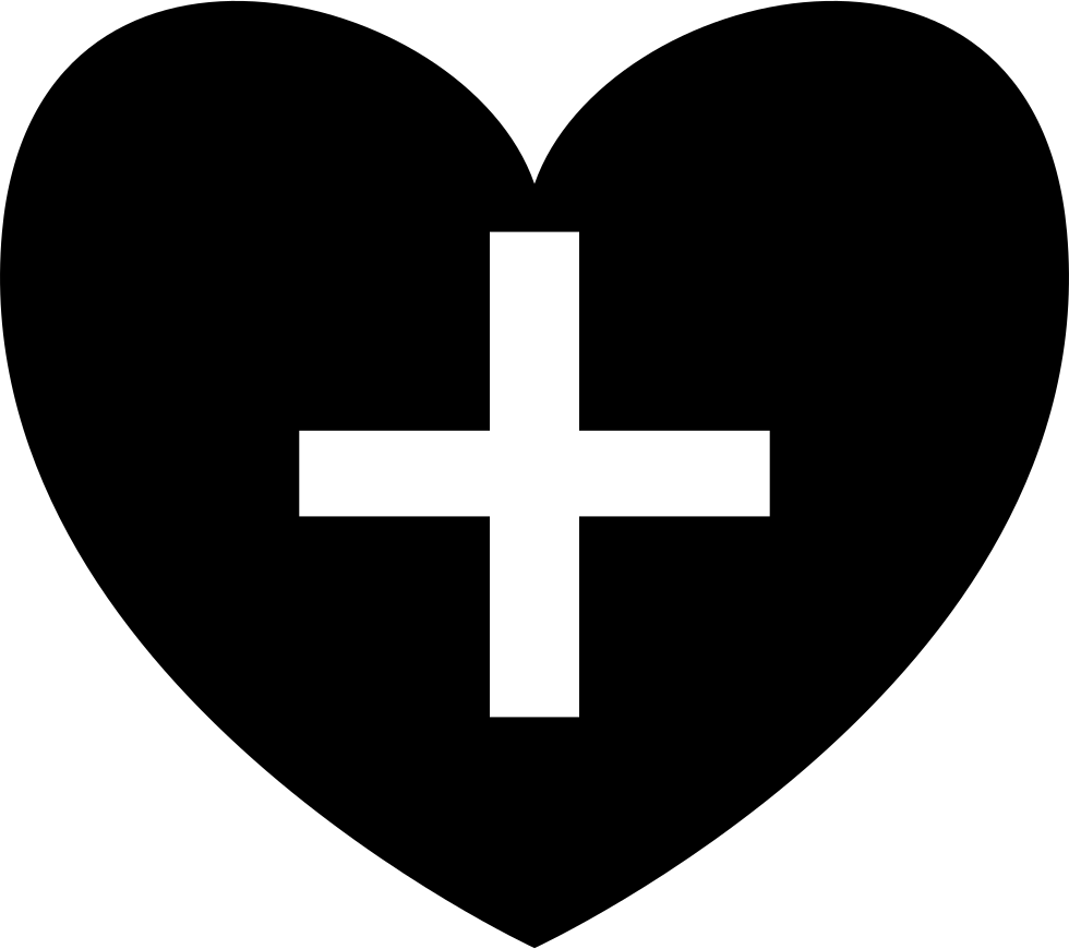 Positive Heart Symbol Shape With Plus Sign Comments - Letra A Con Un Corazon (980x870), Png Download