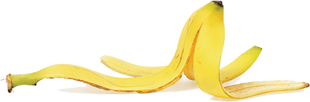 Banana Peel (600x300), Png Download
