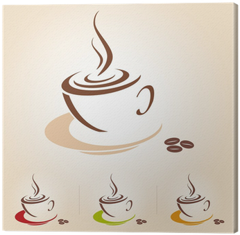 Vector Sketch Of Coffee Cup, Isolated Canvas Print - Coffee Cup (400x400), Png Download