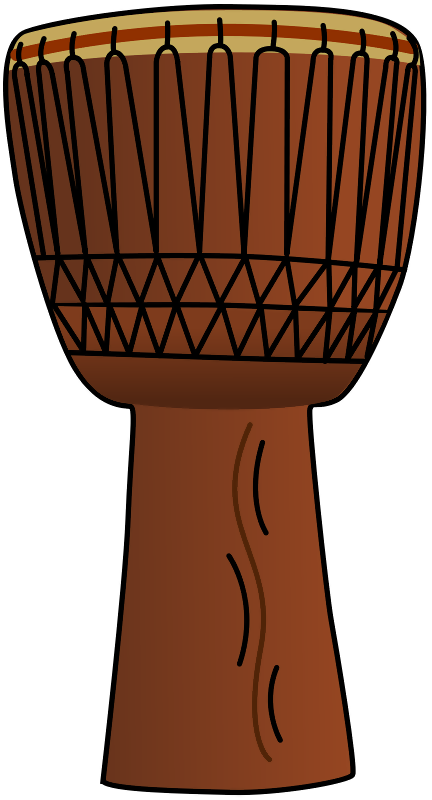 African Drum - Djembe Drum Clipart (432x800), Png Download