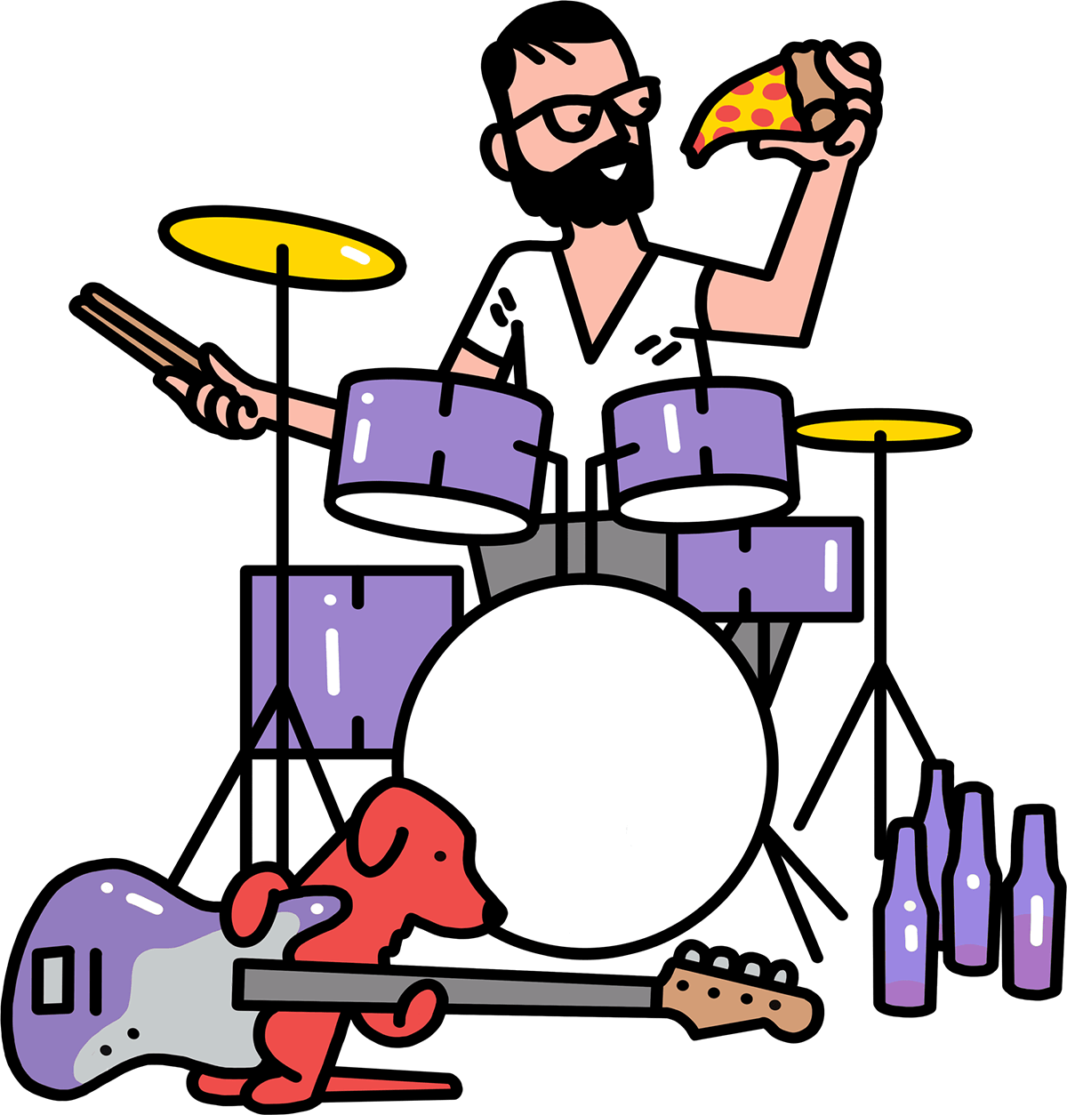 Spend A Day In The Life Of The Format Community And - Illustration (1200x1254), Png Download