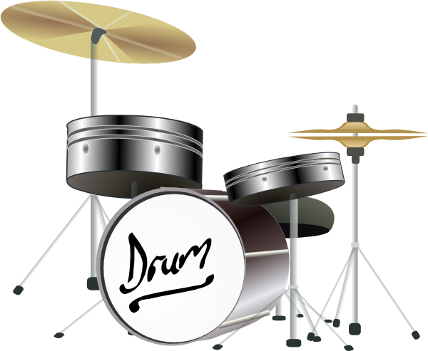 Drum Kit Svg Clip Arts 600 X 493 Px (600x493), Png Download