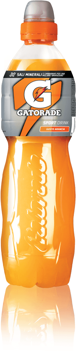 Gatorade Energy Drink Orange Cool Jar Of 350g (329x1177), Png Download