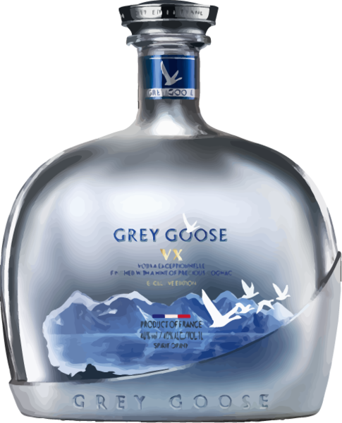 Grey Goose Vx 750ml - Grey Goose Vx (485x600), Png Download