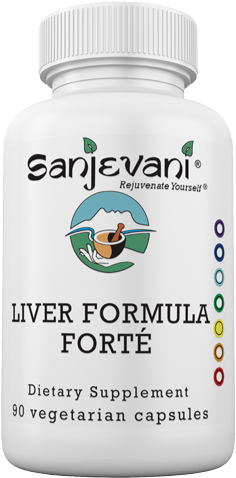 Sanjevani Liver Formula Forte 90 Capsules - Zinc Carnosine Glutamine (600x600), Png Download