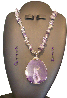 Purple Fire Agate Druzy Geode - Amethyst (400x400), Png Download