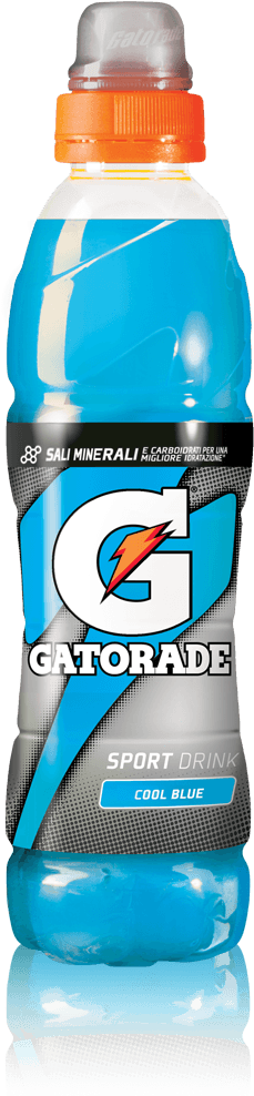 Gatorade Ready To Drink 500ml Cool Blue - Gatorade Cool Blue 100ml (281x1005), Png Download