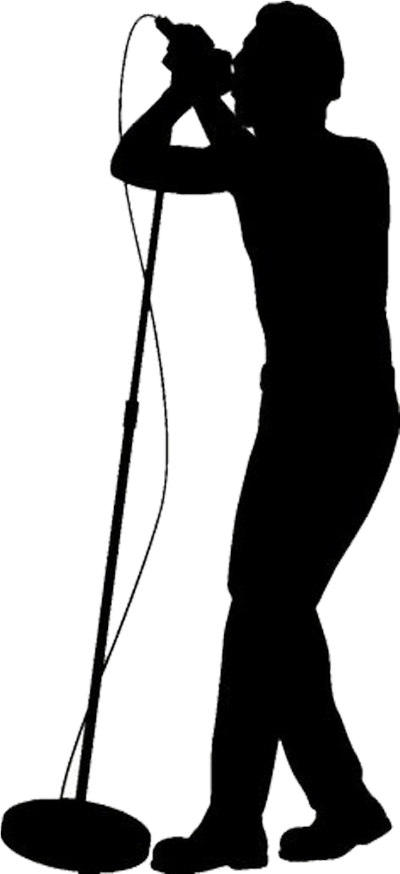 Singing Male Clip Art - Singer Clip Art (570x1392), Png Download