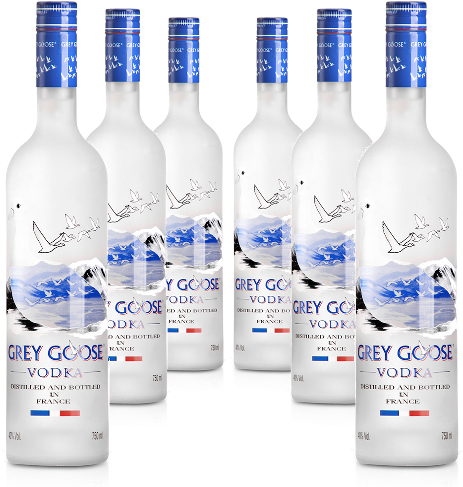 Grey Goose Png - Grey Goose Vodka - 750 Ml Bottle (1000x1000), Png Download