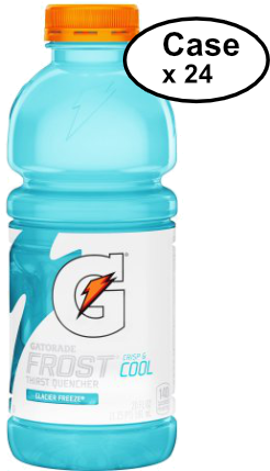 Gatorade Thirst Quencher Frost Glacier Freeze Sports - Gatorade Frost Glacier Freeze 20 Oz (500x500), Png Download