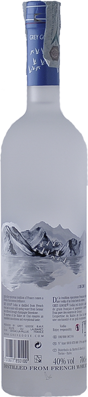 Vodka Grey Goose - Vodka (178x800), Png Download