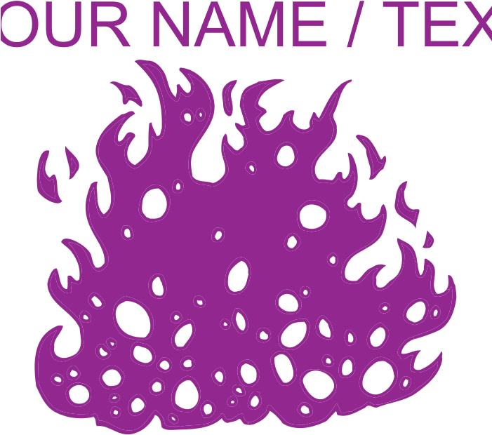 Purple Fire Tank Top (700x700), Png Download