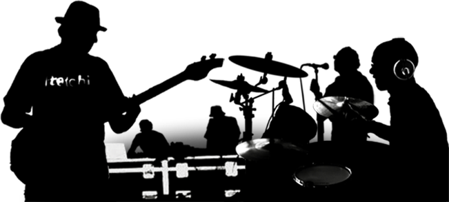 Http - //www - Nethinimnet - Com/wp Silhouette - Musicians Silhouette (651x293), Png Download