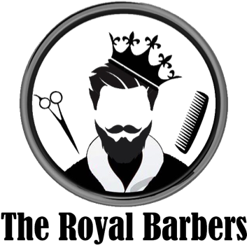 Logo - Royal Barber Logo (484x350), Png Download