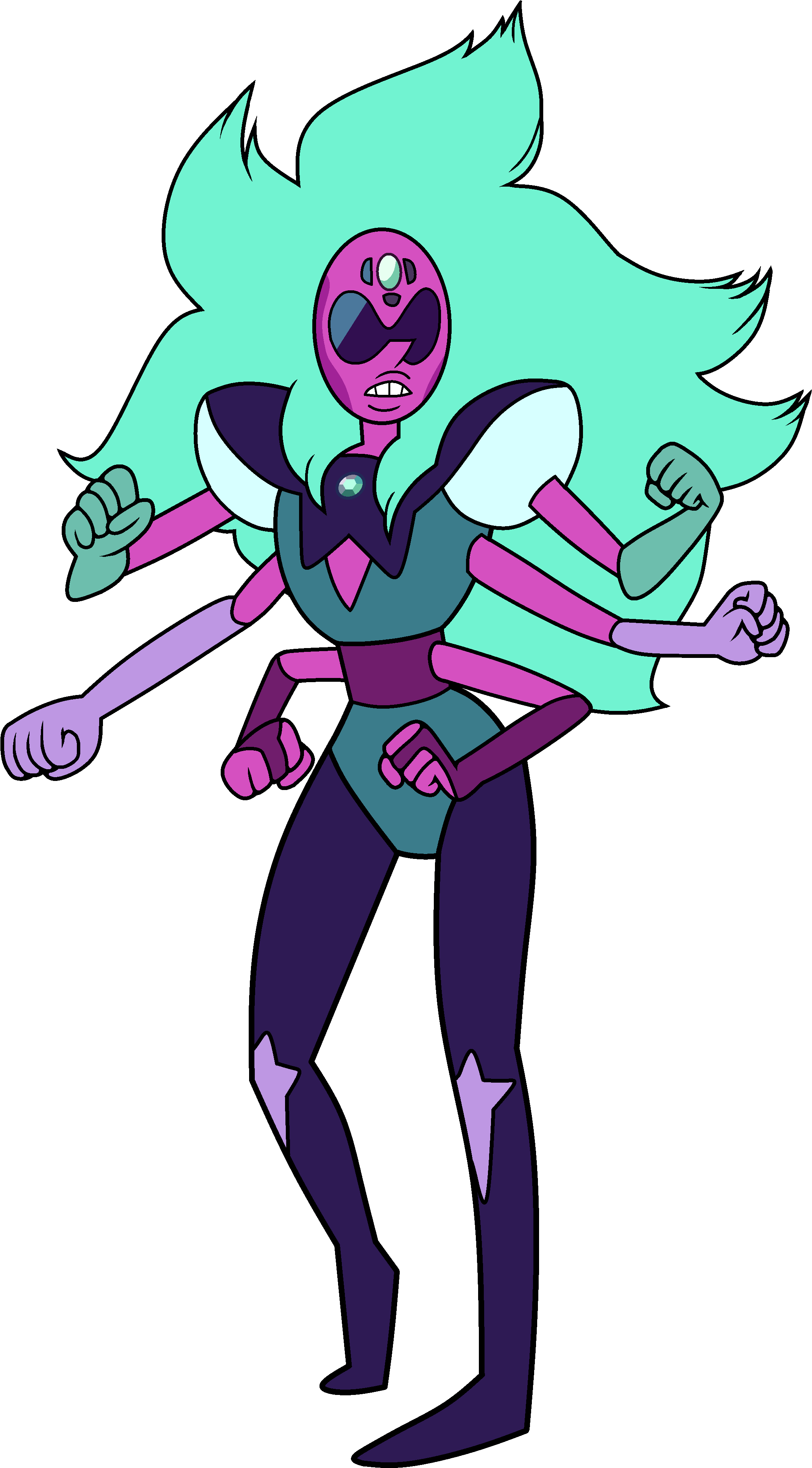 Steven Universe Wiki - Alexandrite From Steven Universe (2160x3880), Png Download