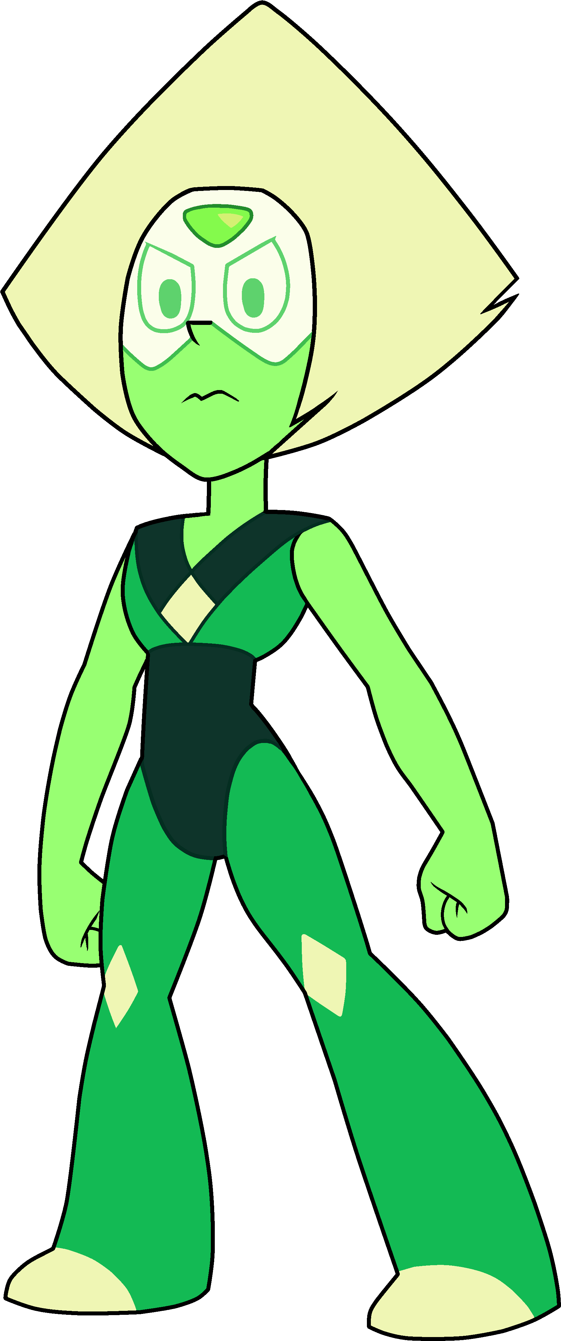 Image - Steven Universe Peridot New Outfit (2000x4500), Png Download