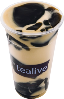Mt03 Classic Roasted Milk Tea With Grass Jelly - Milk Tea Grass Jelly (400x400), Png Download