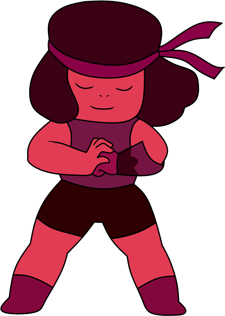 Ruby - Ruby Steven Universe Garnet (1000x1412), Png Download