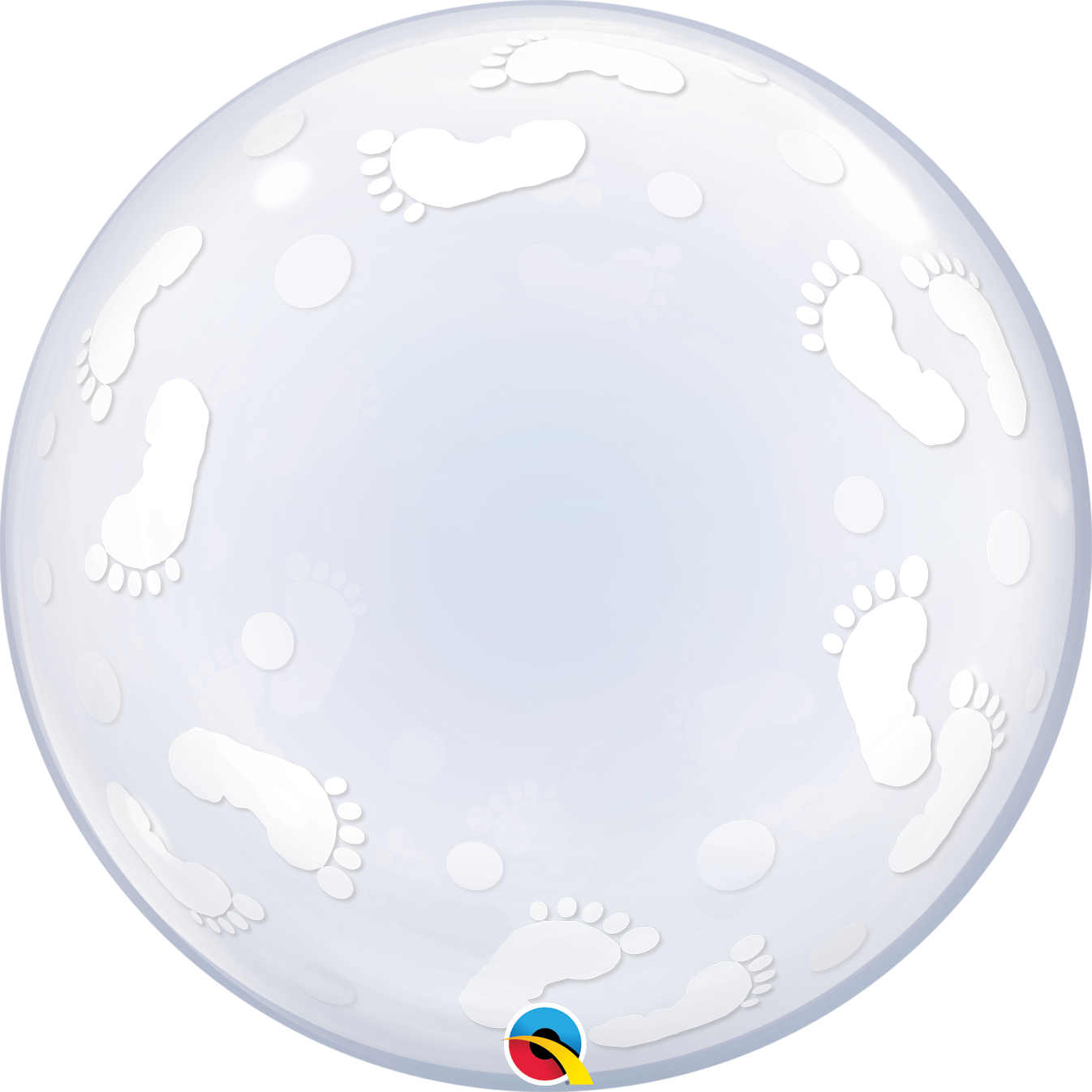 Deco Bubble Baby Feet - Baby Feet Bubble Balloon (480x480), Png Download