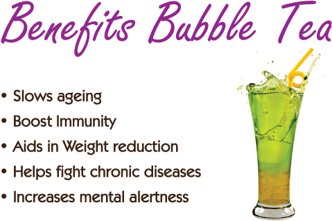 Benefit Of Bubble Tea (500x334), Png Download