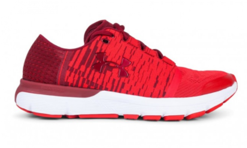 Under Armour Speedform® Gemini 3 Graphic Running Shoes - Girls Red Glitter Pumps (800x800), Png Download