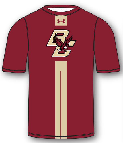 Under Armour Custom Sublimated Shooter Shirt - Coveroo Boston College Repeating Design On Otterbox (500x500), Png Download