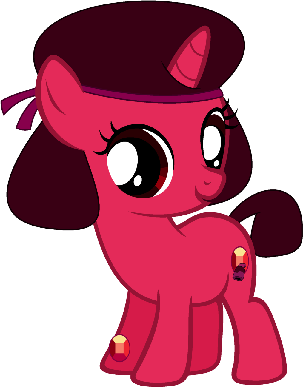 Ra1nb0wk1tty, Ponified, Pony, Ruby , Safe, Simple Background, - Transparent Steven Universe Pngs (1024x1305), Png Download