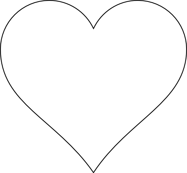 Drawn Hearts Clear Background - White Heart Vector Png (600x556), Png Download