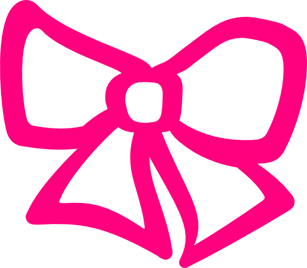 Download Vector About Pink Ribbon Clipart Item 3 Magzcom - Ribbon Black And White Clip Art (600x524), Png Download