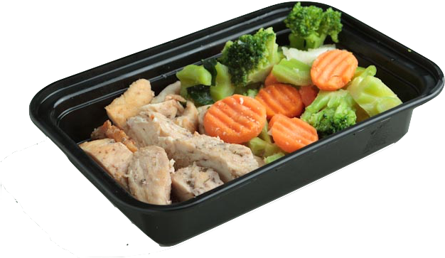Pechuga A La Plancha Con Vegetales Al Vapor - Verduras Al Vapor Png (640x427), Png Download