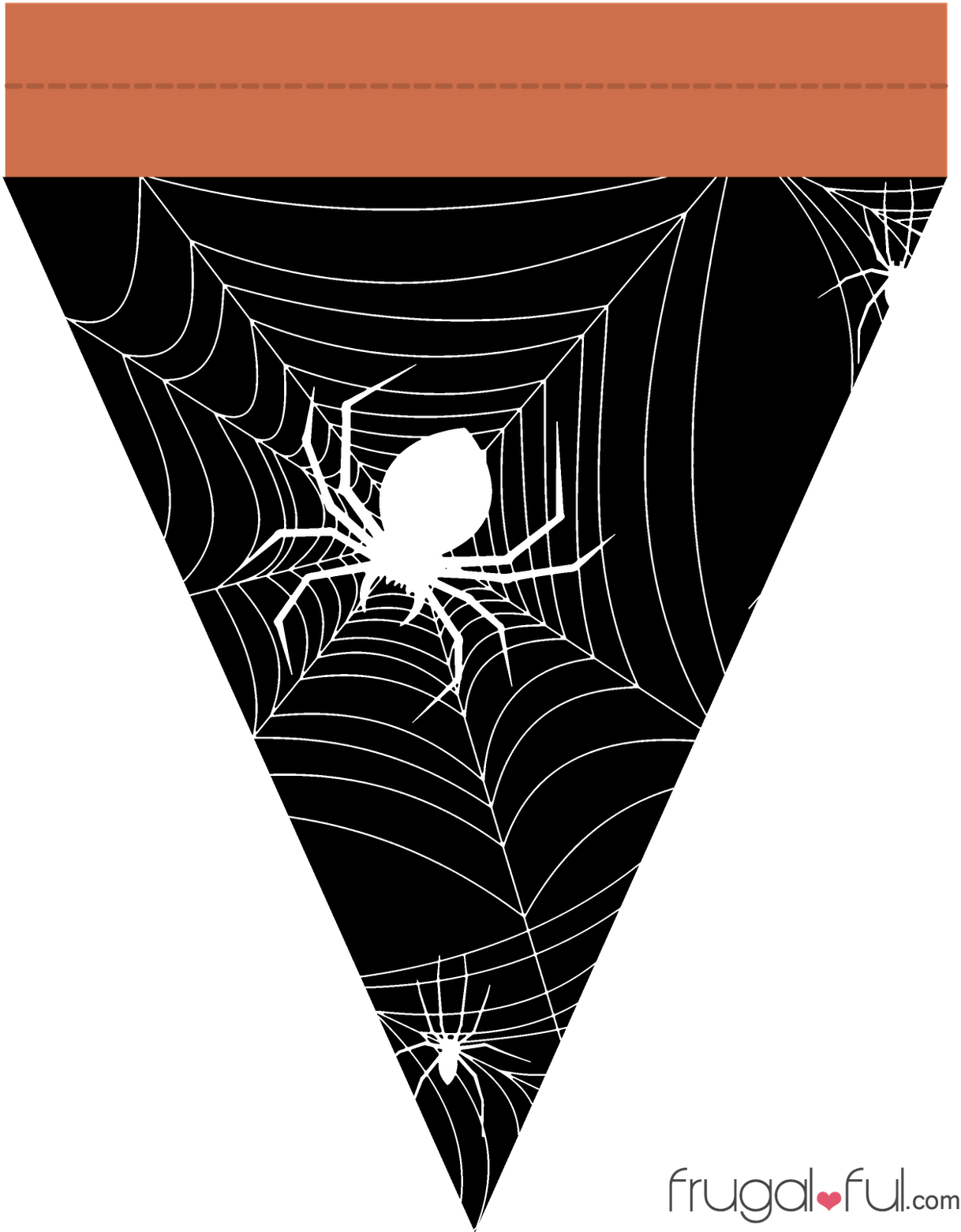 Halloween Triangle Banner - Halloween Triangle Banner Printable (1236x1600), Png Download