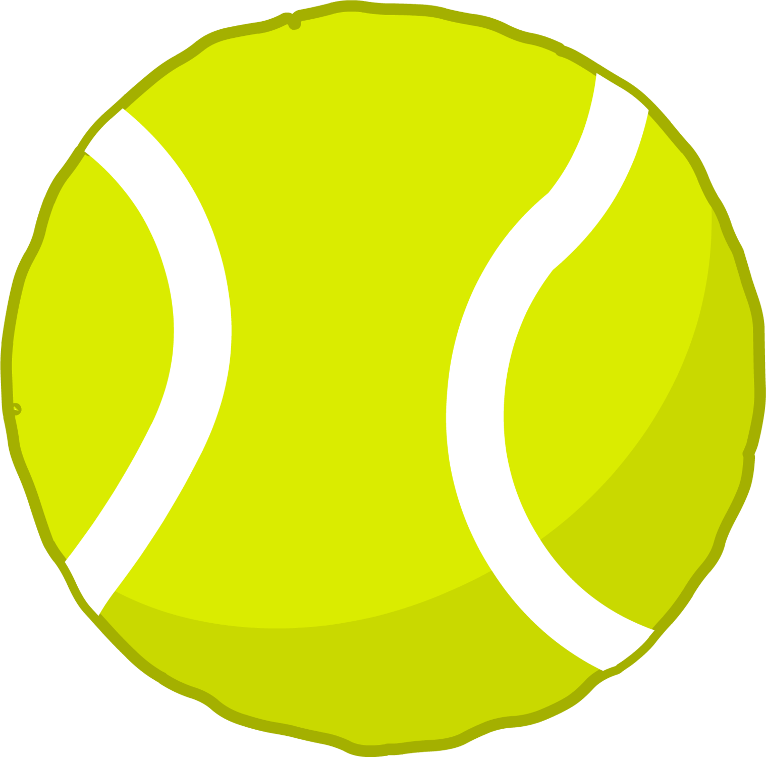 Picture Of Tennis Ball Clipart Free To Use Clip Art - Tennis Ball Cool Clip Art (1518x1499), Png Download