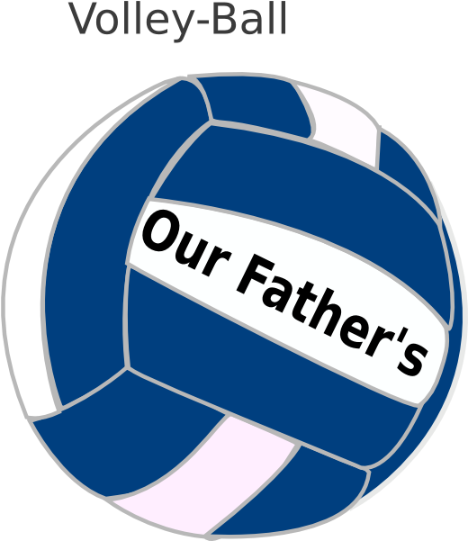 Original Png Clip Art File Ourfather S Volley Ball (582x600), Png Download