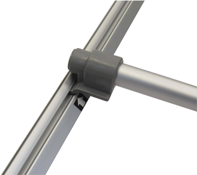 Triangle R Banner Pole Attaching - Roof Rack (500x350), Png Download