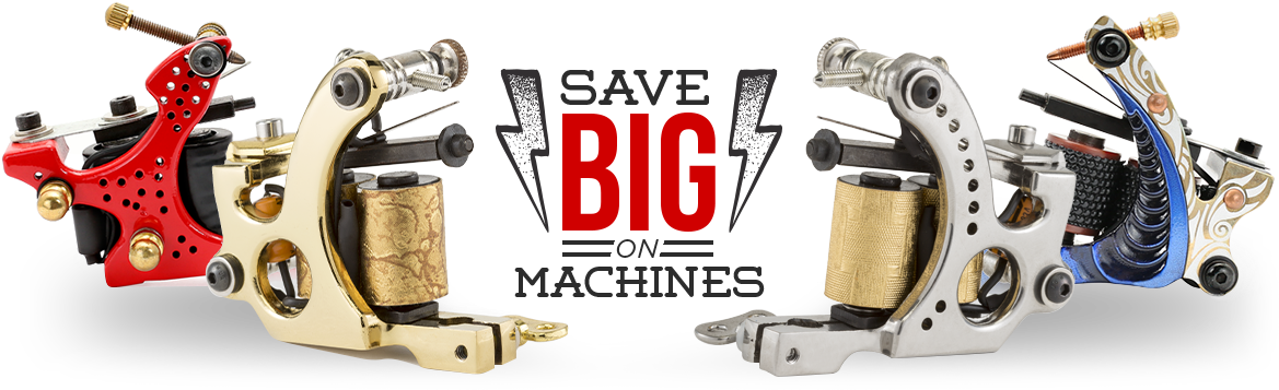 Our Most Popular Categories - Afterlife Custom Irons Tattoo Machine - Gold (1176x392), Png Download