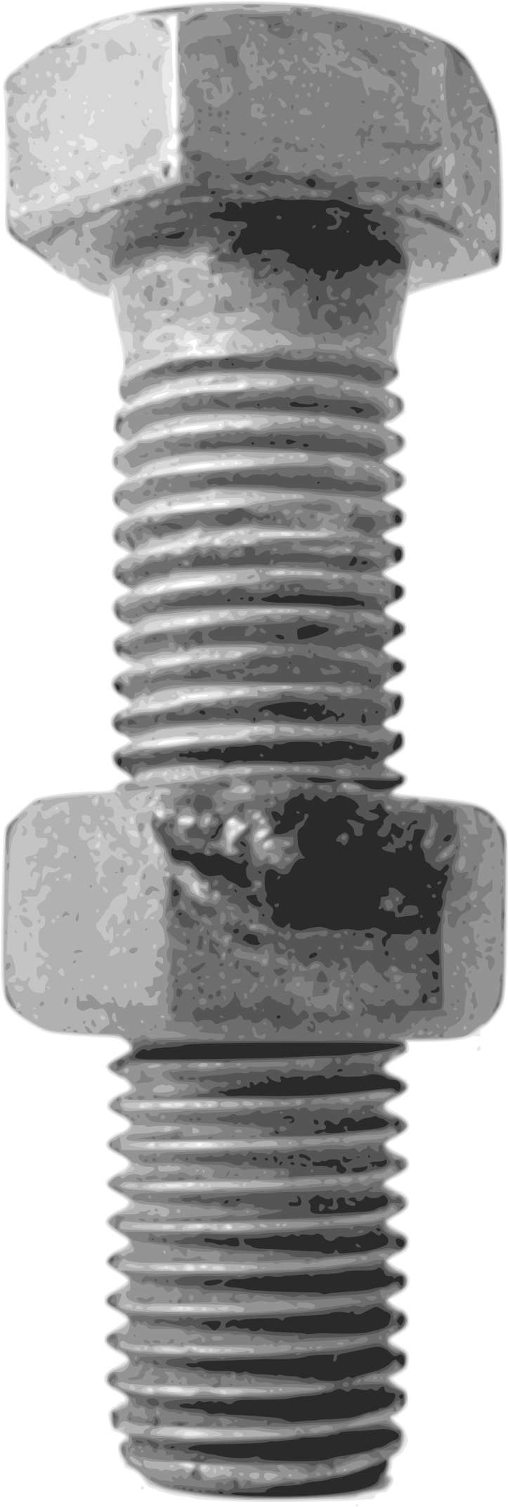 Nut Clipart Animated - Bolt And Nut Png (1697x2400), Png Download