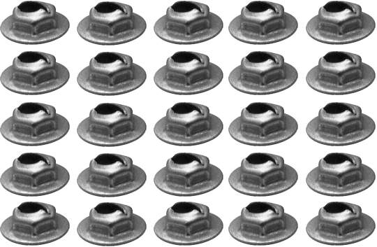 Speed Nuts - Auveco 3405 - Thread Cutting Nut 1/4 Stud Si (540x353), Png Download
