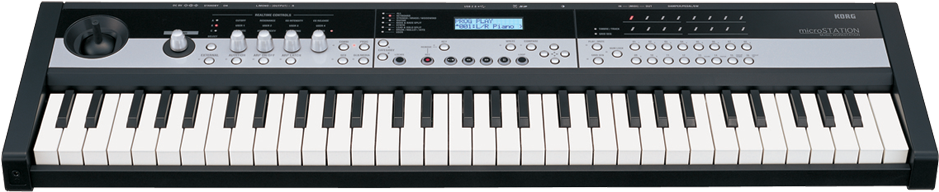 World Of Music - Korg Microstation 61-mini-key Synthesizer With Sequencer (1000x400), Png Download