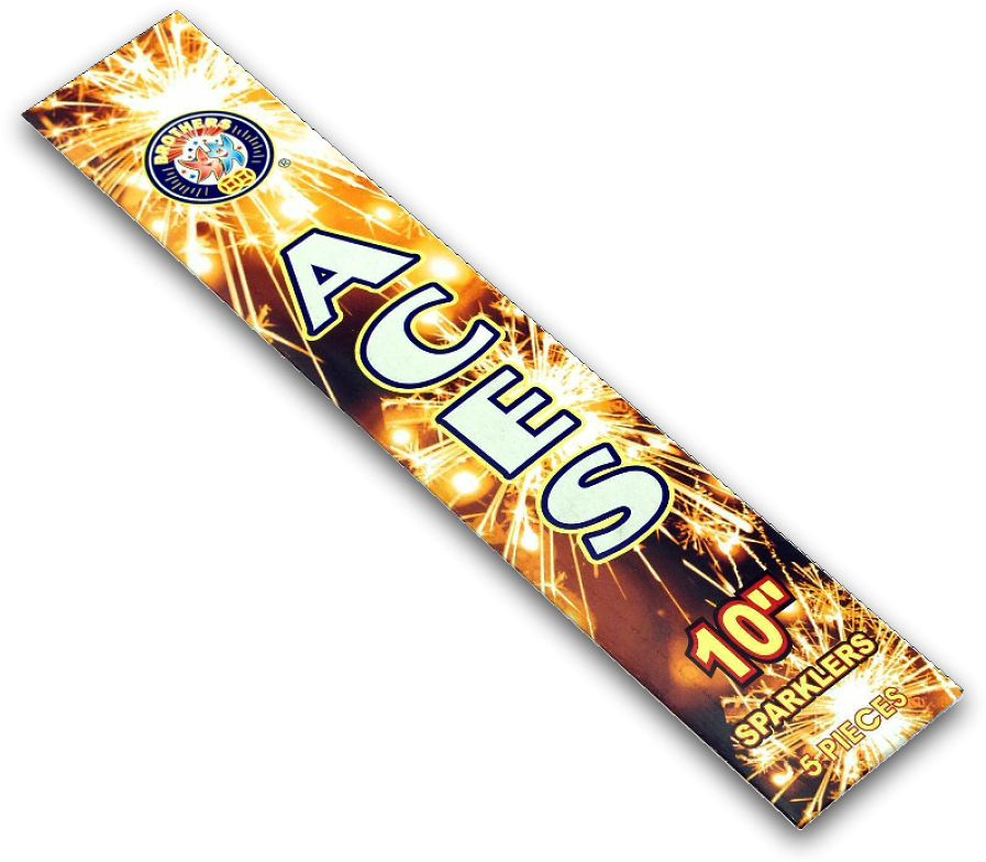Aces Sparklers - Brothers Fireworks (960x960), Png Download