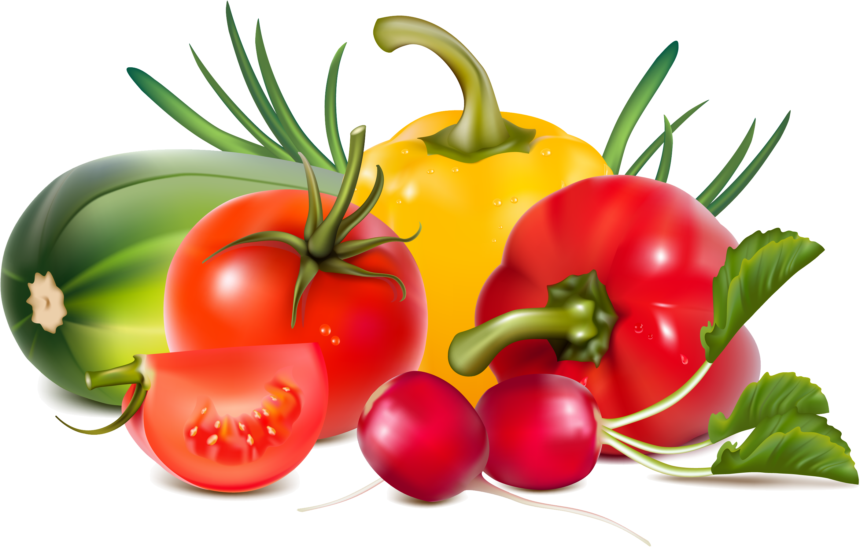 Капельный Полив - Vegetables (3000x1913), Png Download