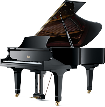 An Acoustic Piano An Acoustic Piano - Grand Piano (355x364), Png Download