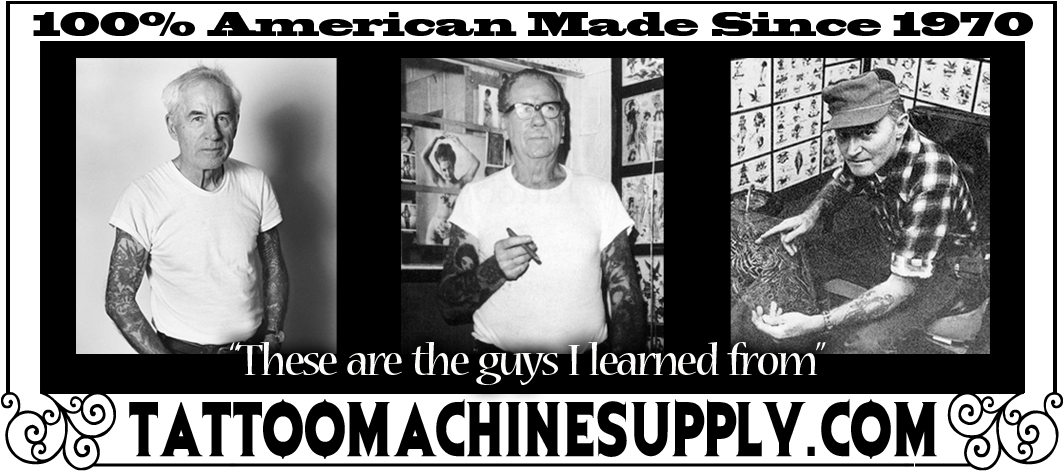 Rick Cherry, Owner And Founder Of Tattoomachinesupply - Tattoo Machine (1145x485), Png Download