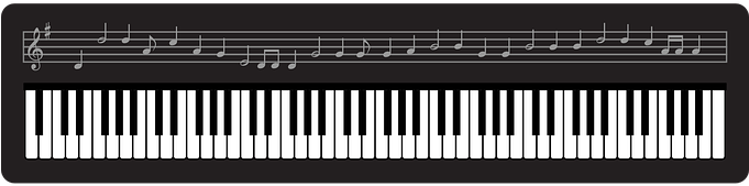 Keyboard Organ Instrument Piano Musical Cl - Piano Or Organ Clipart (680x340), Png Download