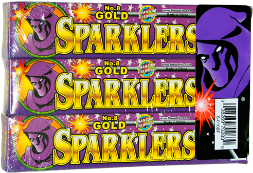 S-010bf - Phantom Fireworks Sparklers (500x500), Png Download