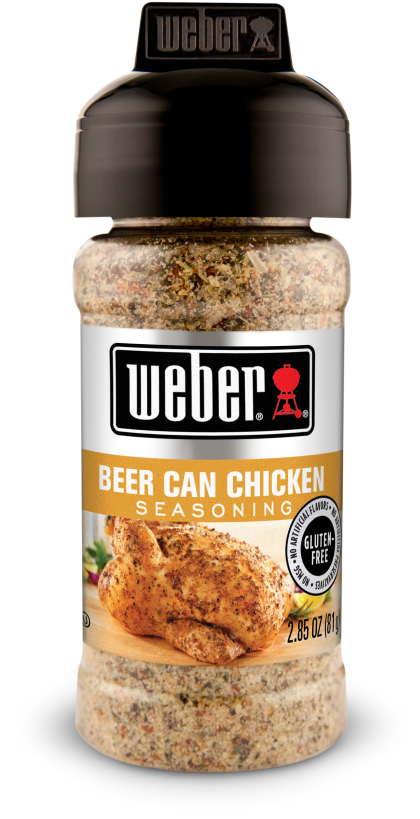 Beer Can Chicken Seasoning - Weber Beer Can Chicken Seasoning 6 Oz (450x900), Png Download