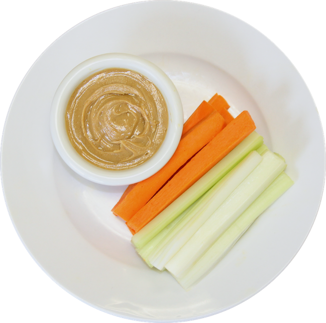 Carrot&celerysticks - Celery (655x649), Png Download